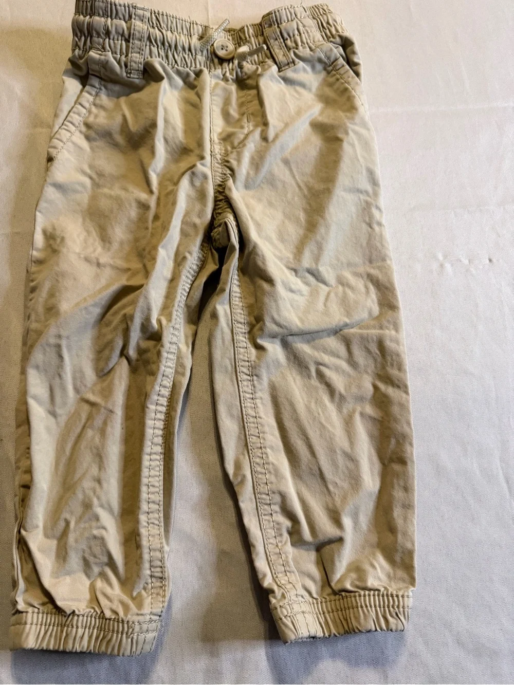 3 Item Bundle 2 Button-Down Shirts - 1 Pair Tan Pants